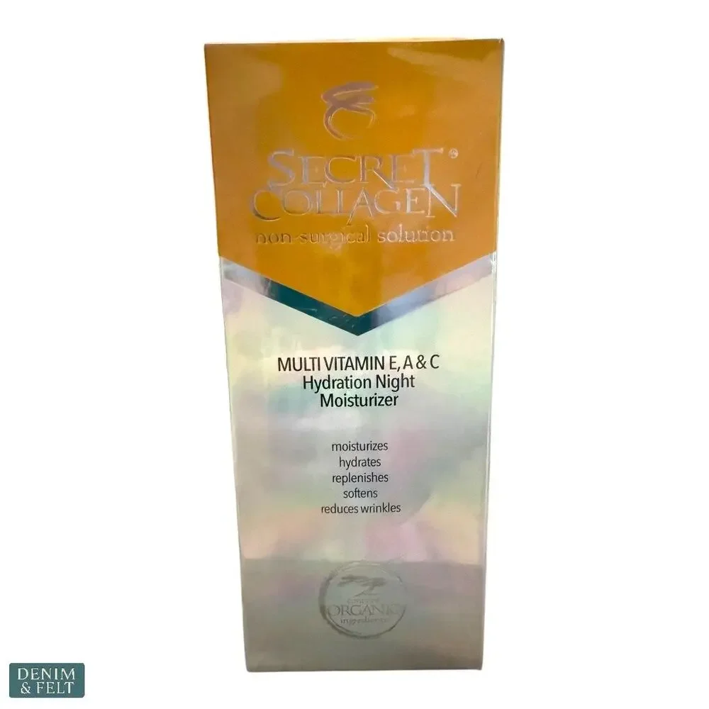 Secret Collagen Vitamin E A C Night Serum with Retinol‎ Firming Hydrating NEW